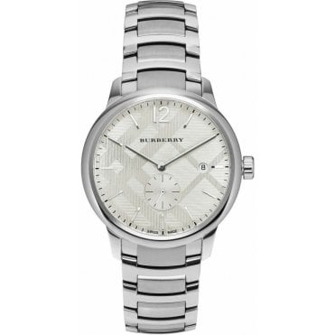 Burberry BU10004 Mens The Classic Stainless Steel Watch