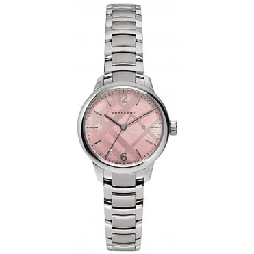 Burberry BU10111 Ladies Pink The Classic Check Watch