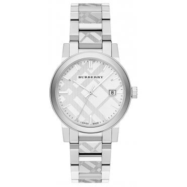 Burberry BU9037 Unisex The City Engraved Check Watch