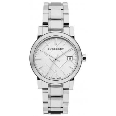 Burberry BU9100 Ladies Check Stamped Watch