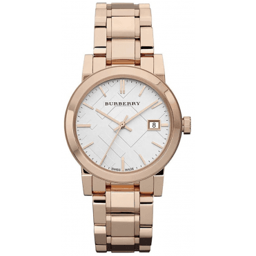 Burberry BU9104 Ladies Check Stamped Watch