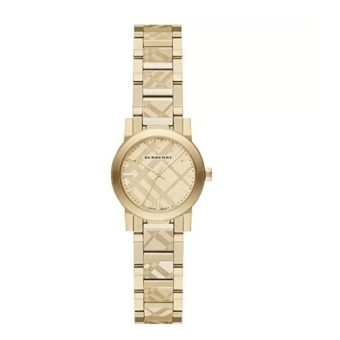 Burberry BU9234 Ladies The City Engraved Check Watch