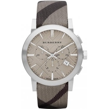Burberry BU9358 Mens Nova Check Chronograph Watch