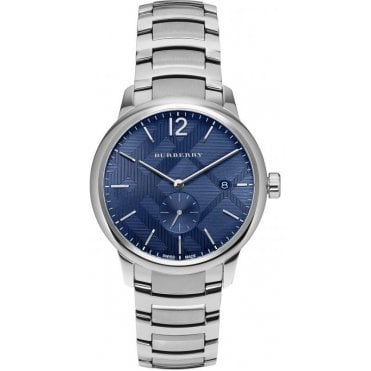 Burberry Mens The Classic Stainless Steel Watch BU10007