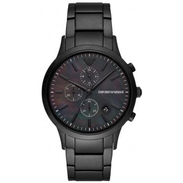 Emporio Armani AR11275 Mens Black Renato Watch