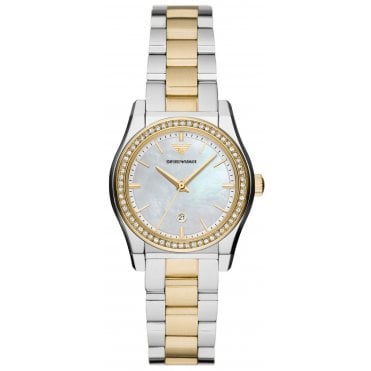 Emporio Armani AR11559 Ladies Two Tone Federica Watch