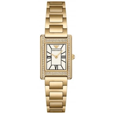 Emporio Armani AR11659 Ladies Gold Crystal Watch