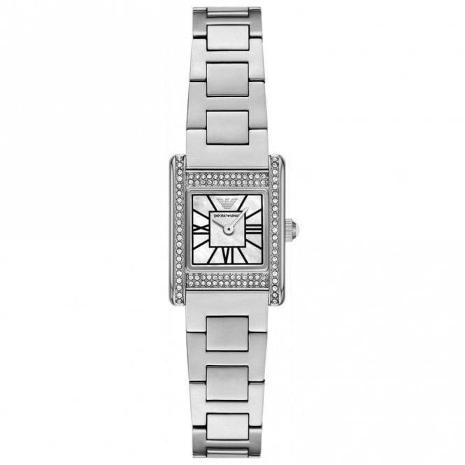 Emporio Armani AR11662 Ladies Mother of Pearl Crystal Watch