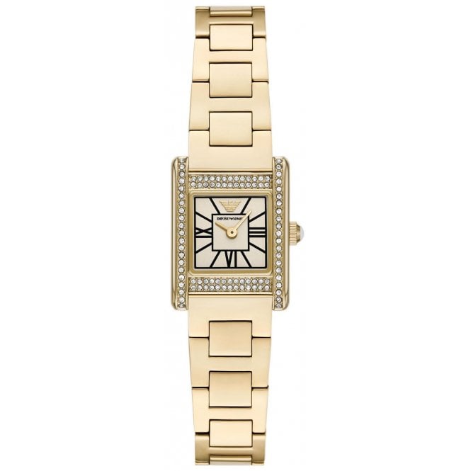 Emporio Armani AR11663 Ladies Gold Crystal Watch