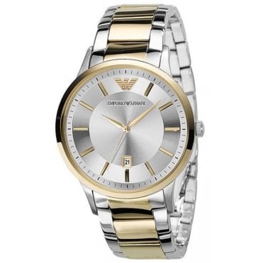 Emporio Armani AR2449 Mens Two Tone Watch