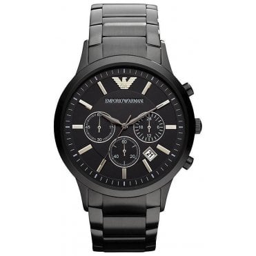 Emporio Armani AR2453 Mens Black Renato Watch