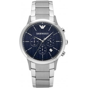 Emporio Armani AR2486 Mens Blue Renato Watch
