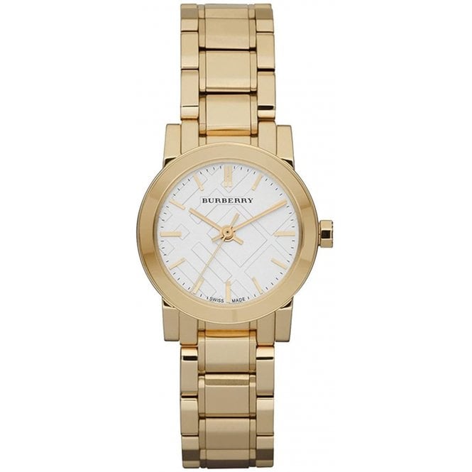 Burberry EX DISPLAY BU9203 Ladies Gold The City Watch
