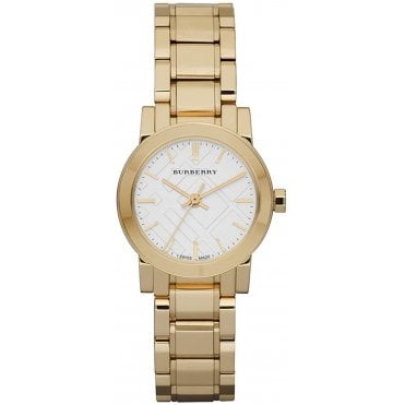EX DISPLAY Burberry BU9203 Ladies Gold The City Watch