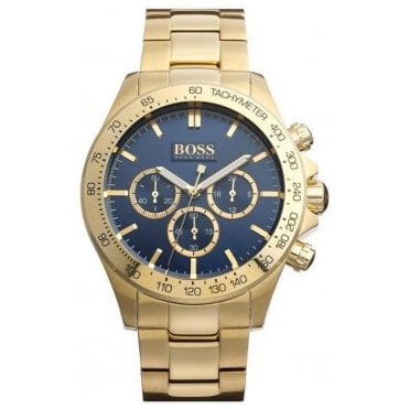 Hugo Boss HB 1513340 Mens Gold Chronograph Watch
