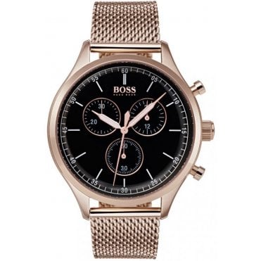 Hugo Boss HB 1513548 Mens Rose Gold Companion Watch