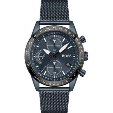 Hugo Boss HB 1513887 Mens Blue Pilot Edition Watch
