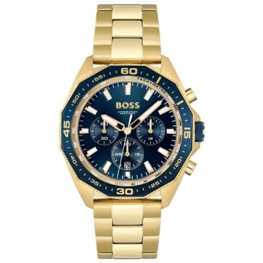 Hugo Boss HB 1513973 Mens Gold Energy Chronograph Watch