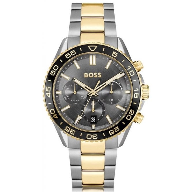 Hugo Boss HB 1514144 Mens Two Tone Runner Watch