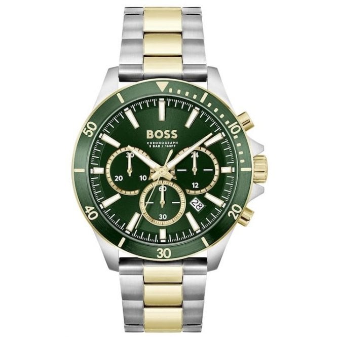 Hugo Boss HB 1514154 Mens Troper Two Tone Chronograph Watch