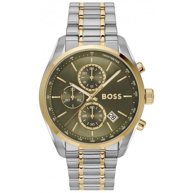 Hugo Boss HB 1514227 Mens Grand Prix 44.5mm Chronograph Watch