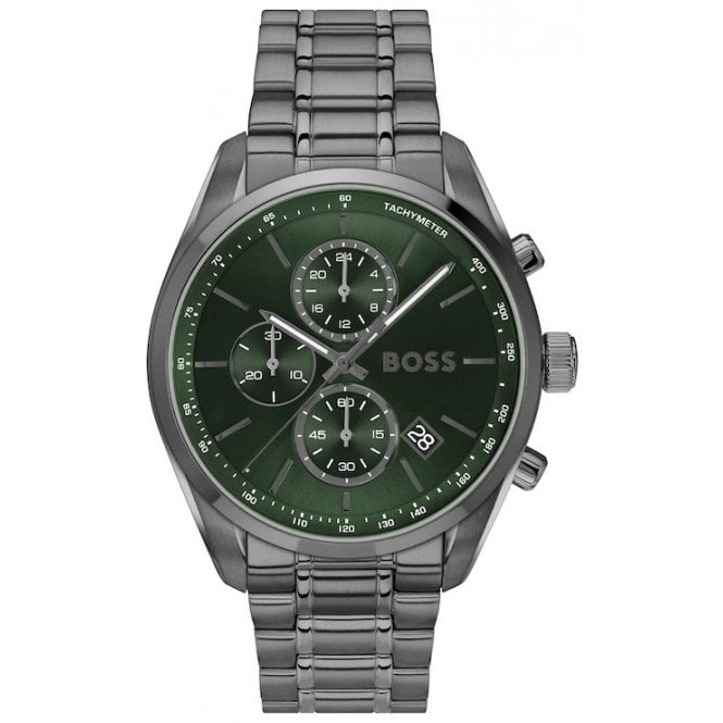 Hugo Boss HB 1514228 Mens Grand Prix 44.5mm Chronograph Watch