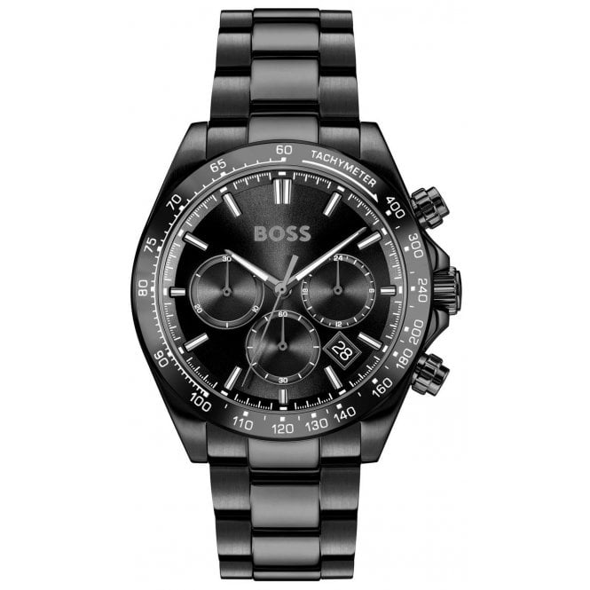 Hugo Boss HB 1514271 Mens Hero 2.0 Black Chronograph Watch