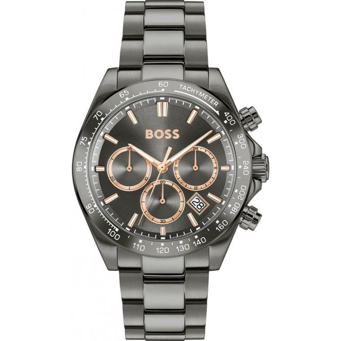 Hugo Boss HB 1514299 Mens Hero 2.0 Gunmetal Chronograph Watch