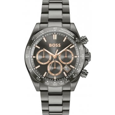 Hugo Boss HB 1514299 Mens Hero 2.0 Gunmetal Chronograph Watch