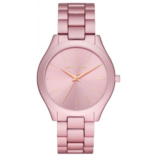 Michael Kors MK4456 Ladies Pink Slim Runway Watch