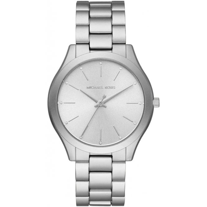 Michael Kors MK4502 Ladies Silver Slim Runway Watch