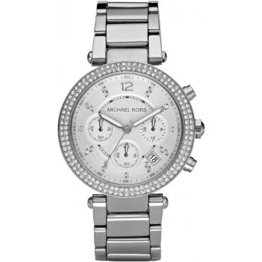 Michael Kors MK5353 Ladies Silver Parker Watch