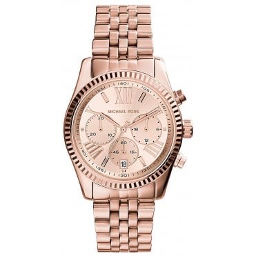 Michael Kors MK5569 Ladies Rose Gold Lexington Watch