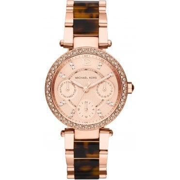 Michael Kors MK5841 Ladies Rose Gold Mini Parker