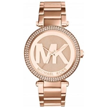 Michael Kors MK5865 Ladies Rose Gold Parker Watch