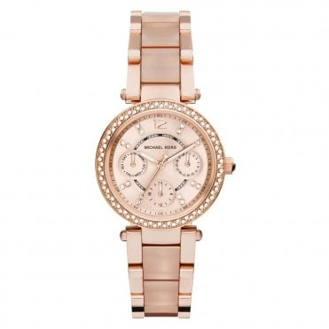 Michael Kors MK6110 Ladies Rose Gold Mini Parker